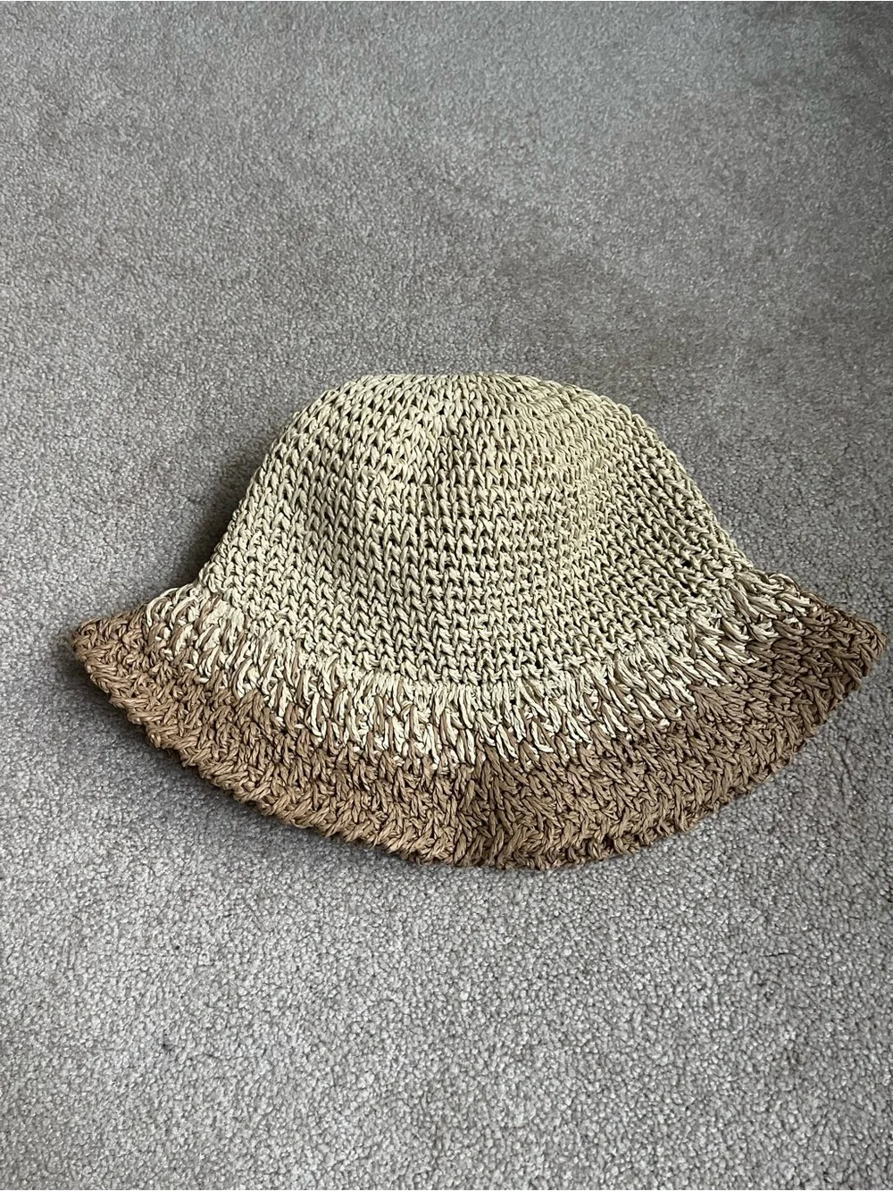 Eugenia Kim - Bailey Straw Bucket Hat | One Size, Women’s, Tan, Crochet